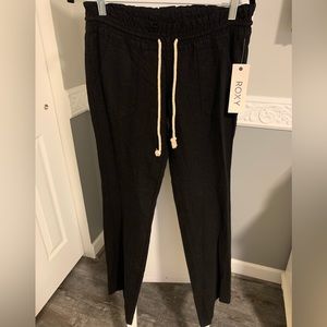 Black Linen ROXY pants